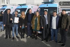 Quince nuevas ambulancias: Alicia continúa fortaleciendo el sistema sanitario de las localidades de Santa Cruz