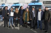 Quince nuevas ambulancias: Alicia continúa fortaleciendo el sistema sanitario de las localidades de Santa Cruz
