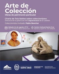 Se realizará una charla sobre coleccionismo de arte