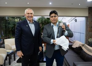 Vidal con Stanley: Regalos y “una charla profunda” de más de 3 horas