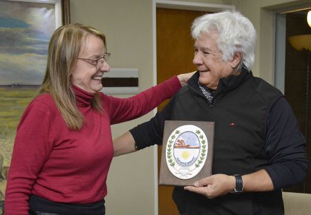 Alicia recibió a Víctor Heredia