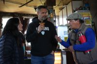 Elmiger desde Puerto Deseado: “Estamos presentes para tener el mano a mano con la gente que es lo que nos pide el Gobernador”