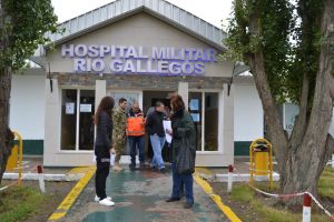 El COE recorrió el Hospital Militar de Río Gallegos