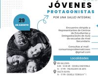 Invitan a participar del encuentro “Jóvenes Protagonistas por una salud integral”