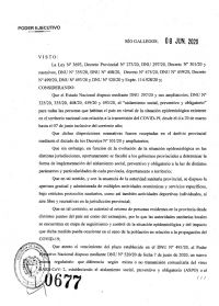 Entra en vigencia el Decreto 677/20 en todo el territorio santacruceño