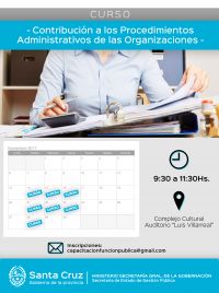 Inscripciones abiertas para el curso “Contribución a los procedimientos administrativos de las organizaciones”