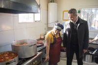 Georgion recorrió el Centro Social de Río Gallegos y puso en valor el trabajo humano del equipo