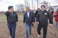 El gobernador Vidal junto a su equipo de trabajo.
