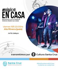 #QuedateEnCasa: Este viernes habrá recital en vivo