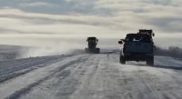 Viales realizaron fuerte operativo de despeje tras intensas nevadas en RN3