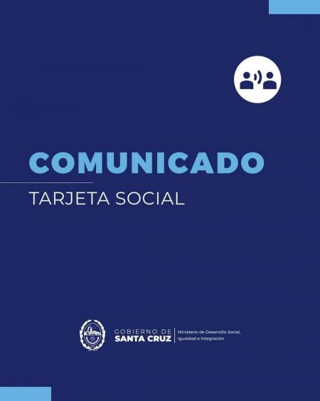 Desarrollo Social informó que fueron acreditados los montos de Tarjeta Social