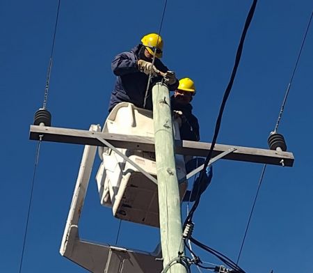 Servicios Públicos lleva adelante distintas acciones en las localidades de Santa Cruz