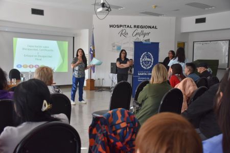 Se realizó capacitación sobre discapacidad, certificación y enfoque en discapacidad visual