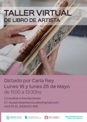 Abrieron las inscripciones para el “Taller virtual de Libro de Artista”