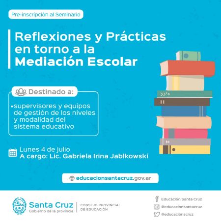 Continúa Abierta la pre-inscripción al Seminario “Reflexiones y prácticas en torno a la mediación escolar”