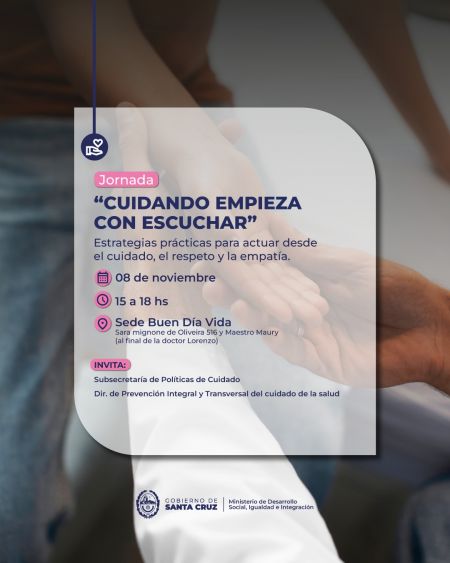 “Cuidando empieza con escuchar”: jornadas para fortalecer la escucha y el acompañamiento emocional