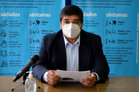 García: “La curva de contagios se incrementó en Río Turbio, 28 de Noviembre, Los Antiguos, Tres Lagos y Piedra Buena”