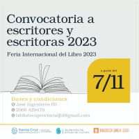 Se lanzó la convocatoria a escritores y escritoras para representar a Santa Cruz en la Feria Internacional del Libro 2023