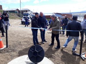 Servicios Públicos inauguró red cloacal en Río Turbio