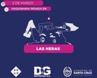 Las Heras: Tuvo un éxito total la convocatoria para la capacitación en maquinaria pesada