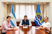El gobernador Claudio Vidal anunció una nueva campaña de perforación.