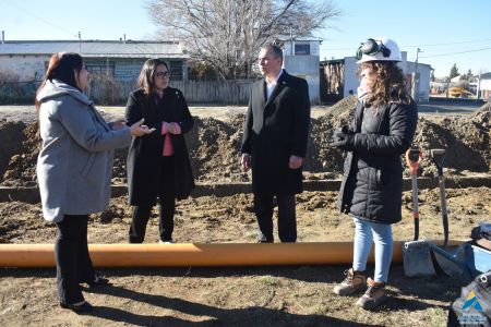 El gobierno provincial y Piedra Buena unidos para la ejecución de una obra clave