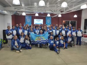Juegos Evita 2019: Los Adultos Mayores ya están rumbo a Pinamar a representar a Santa Cruz