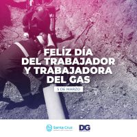 Conmemoran el Día del Trabajador y Trabajadora del Gas
