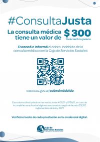 La Caja de Servicios Sociales lanza la #ConsultaJusta