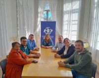 Salud mantuvo una agenda de trabajo en el Hospital de Puerto Deseado