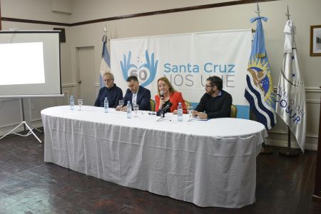 Alicia participó de la presentación del Plan de Manejo y Gestión del Lago Strobel