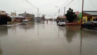 Tareas de contingencia frente a las precipitaciones en Río Gallegos
