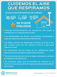 Recomendaciones para evitar intoxicaciones por monóxido de carbono