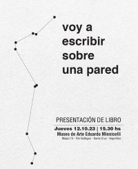 El MAEM invita a la presentación de la obra “Voy a escribir sobre una pared”