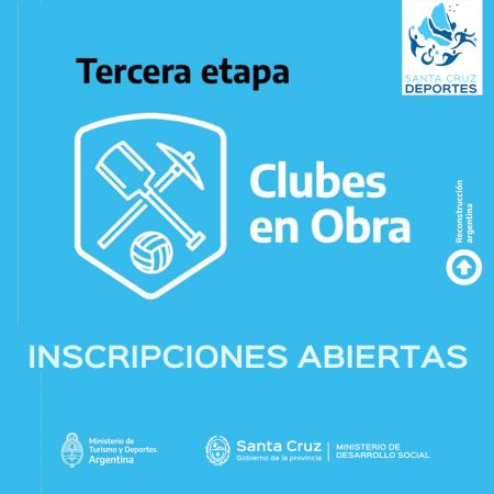 Se realiza el primer llamado para una nueva etapa de Clubes en Obra