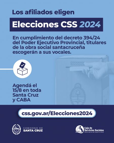 Los afiliados eligen: La Caja de Servicios Sociales anunció las fechas de las elecciones 2024