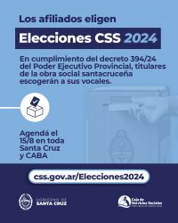 Los afiliados eligen: La Caja de Servicios Sociales anunció las fechas de las elecciones 2024