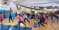 Un centenar de mujeres participaron de &quot;Mujeres en Movimiento&quot;.