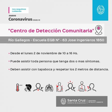 Centro de Detección Comunitaria: comienza a funcionar en la Escuela N° 63