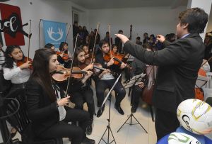 El Himno a Puerto Deseado fue estrenado por la Orquesta Desire