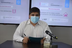 García: “Siete localidades de Santa Cruz se encuentran con transmisión comunitaria”