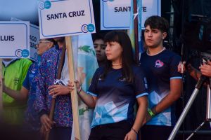 Se realizó el acto inaugural de los Juegos Nacionales Evita de Playa