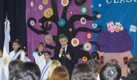 Realizaron apertura del ciclo lectivo 2016 en la escuela 41 de Río Gallegos.