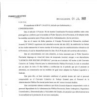 Alicia firmó el decreto que establece las fechas del receso invernal para la Administración Pública