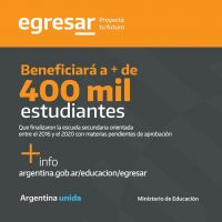 Inicia el Plan Egresar para estudiantes secundarios que adeuden materias