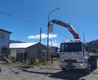 Continúa el plan de recuperación y mantenimiento de servicios en El Chaltén