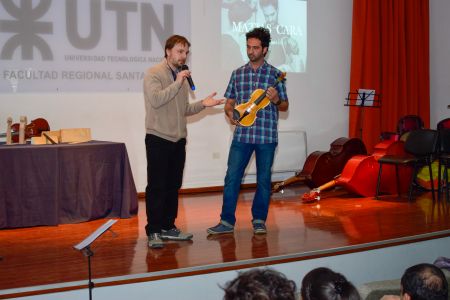 Concretaron charla abierta de luthería en la UTN