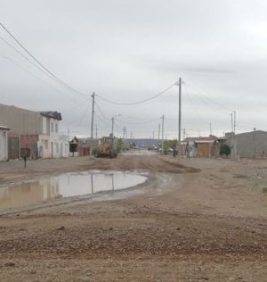 Se concretaron tareas de repaso de calles en el Barrio Calafate de Las Heras