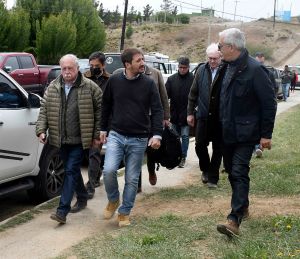 Julián Domínguez y Javier de Urquiza dialogaron con productores locales