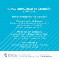 Nueva modalidad de atención para realizar los test a personas con síntomas y sin síntomas de COVID – 19